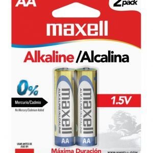 Pilas Alcalina AA Maxell