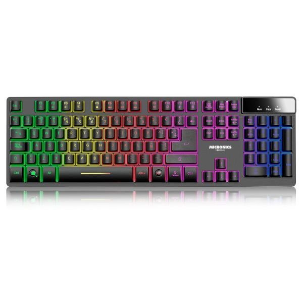 teclado gamer neon+ para gamers