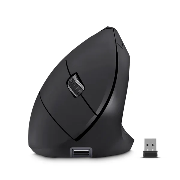 Mouse inalámbrico vertical Cybertel CYB M503RX para rabajar tranquilo