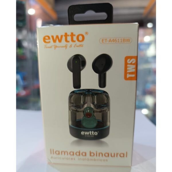 Auriculares inalámbricos Ewtto ET-A4611BW BYHOTECH